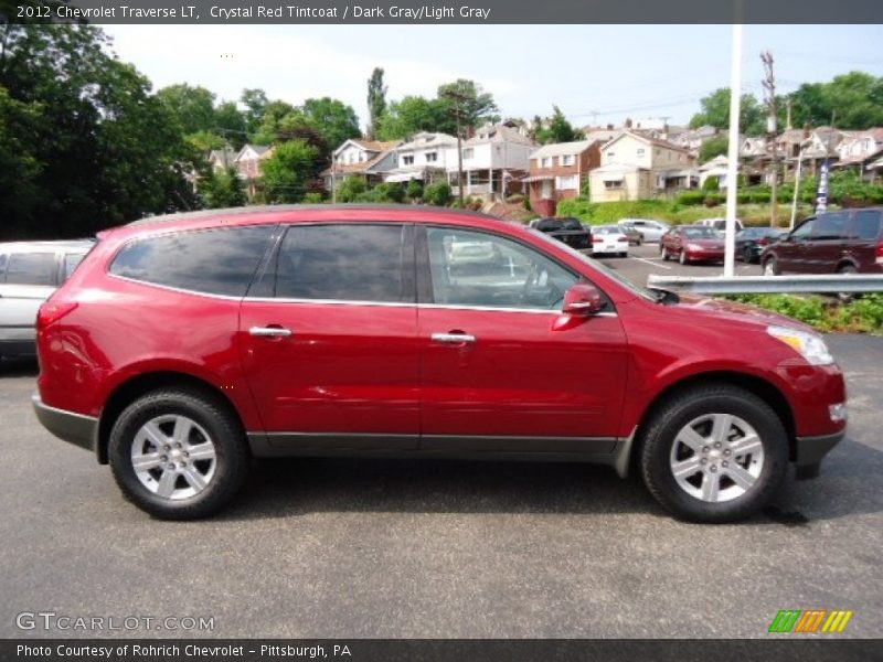 Crystal Red Tintcoat / Dark Gray/Light Gray 2012 Chevrolet Traverse LT