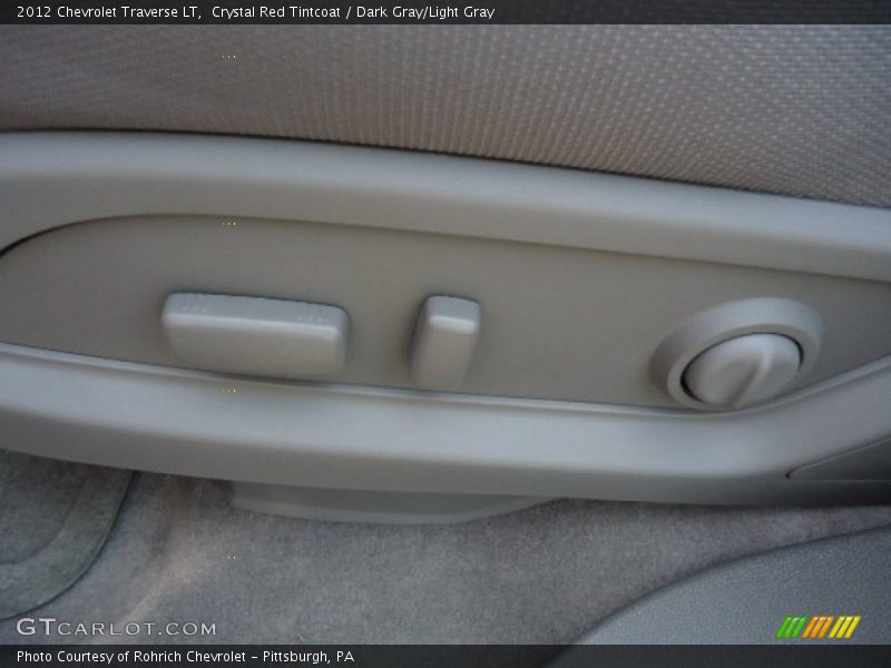 Crystal Red Tintcoat / Dark Gray/Light Gray 2012 Chevrolet Traverse LT