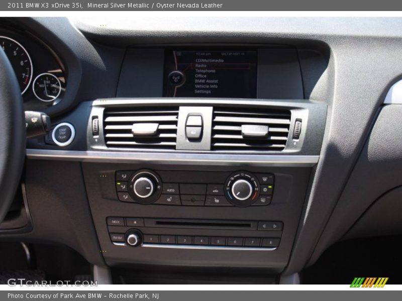 Mineral Silver Metallic / Oyster Nevada Leather 2011 BMW X3 xDrive 35i