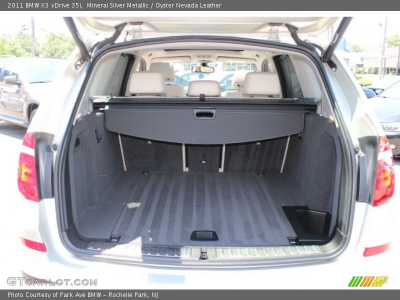 Mineral Silver Metallic / Oyster Nevada Leather 2011 BMW X3 xDrive 35i