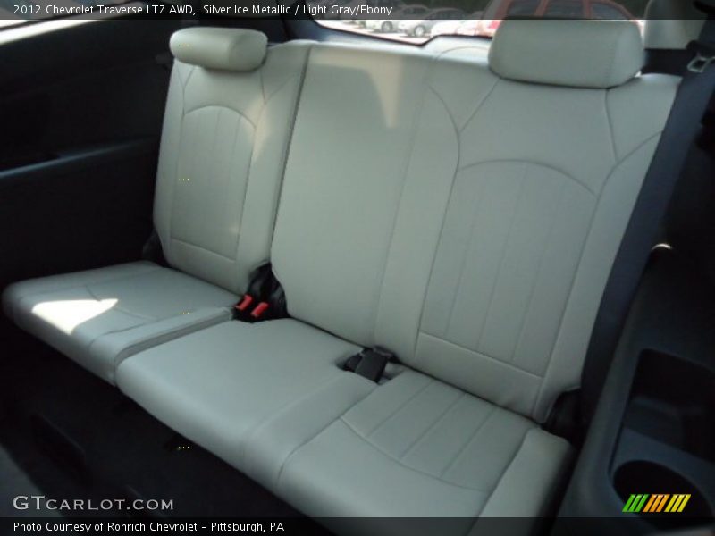 Silver Ice Metallic / Light Gray/Ebony 2012 Chevrolet Traverse LTZ AWD