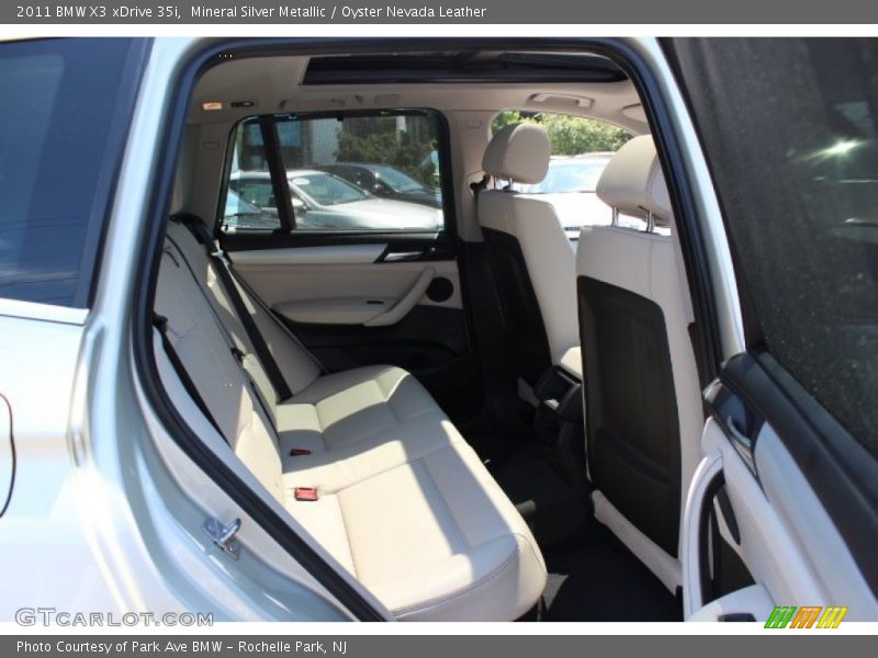 Mineral Silver Metallic / Oyster Nevada Leather 2011 BMW X3 xDrive 35i