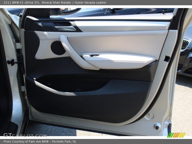 Mineral Silver Metallic / Oyster Nevada Leather 2011 BMW X3 xDrive 35i