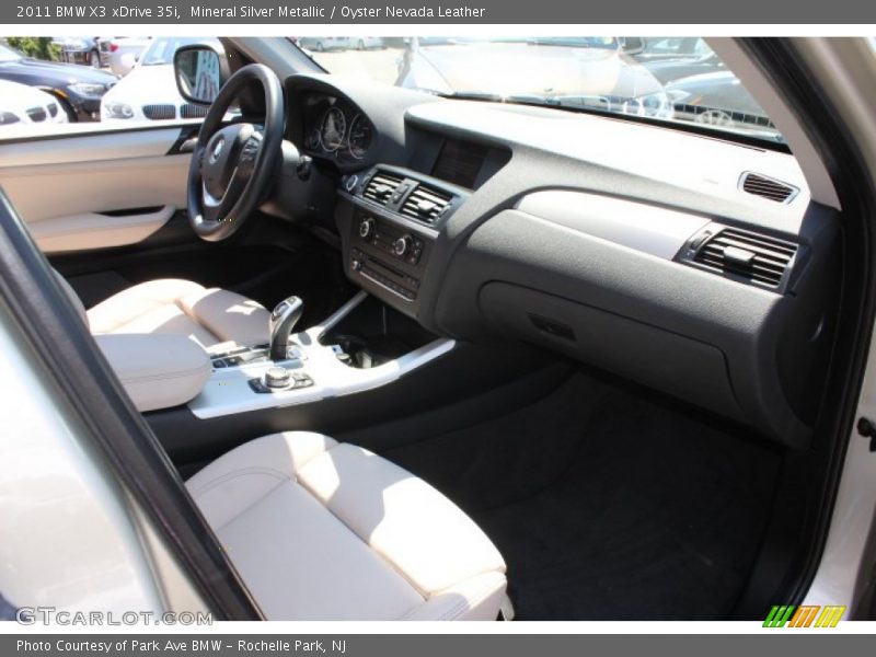 Mineral Silver Metallic / Oyster Nevada Leather 2011 BMW X3 xDrive 35i