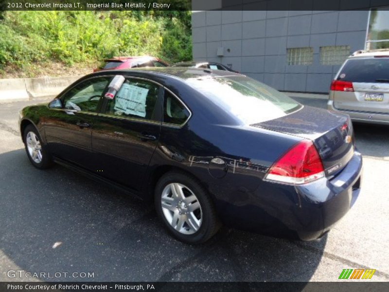 Imperial Blue Metallic / Ebony 2012 Chevrolet Impala LT