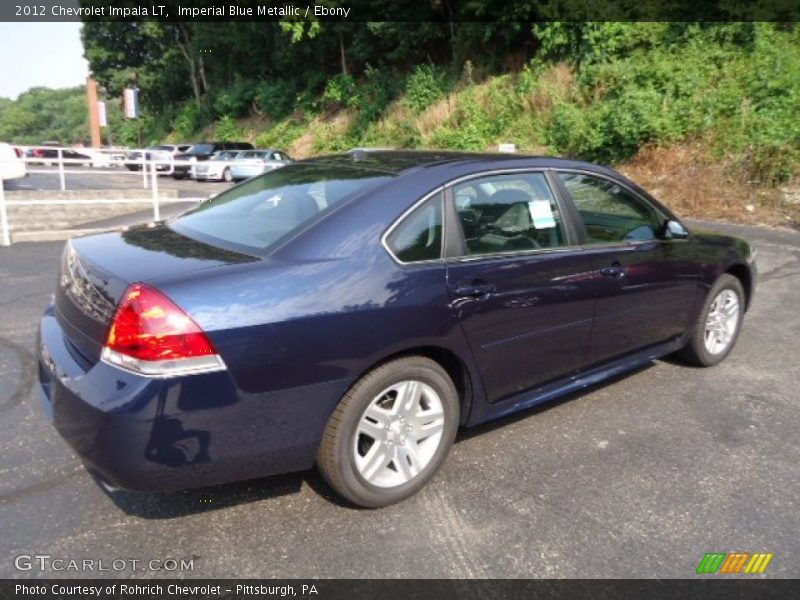 Imperial Blue Metallic / Ebony 2012 Chevrolet Impala LT