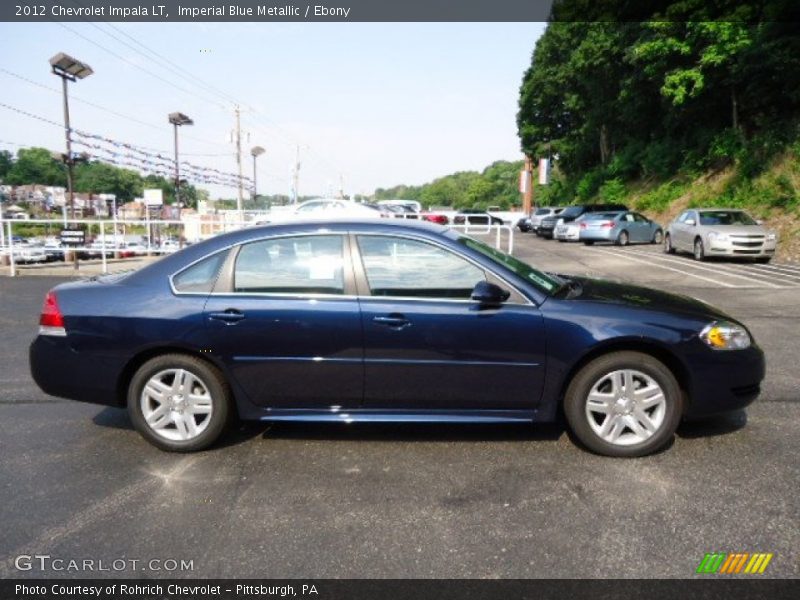 Imperial Blue Metallic / Ebony 2012 Chevrolet Impala LT