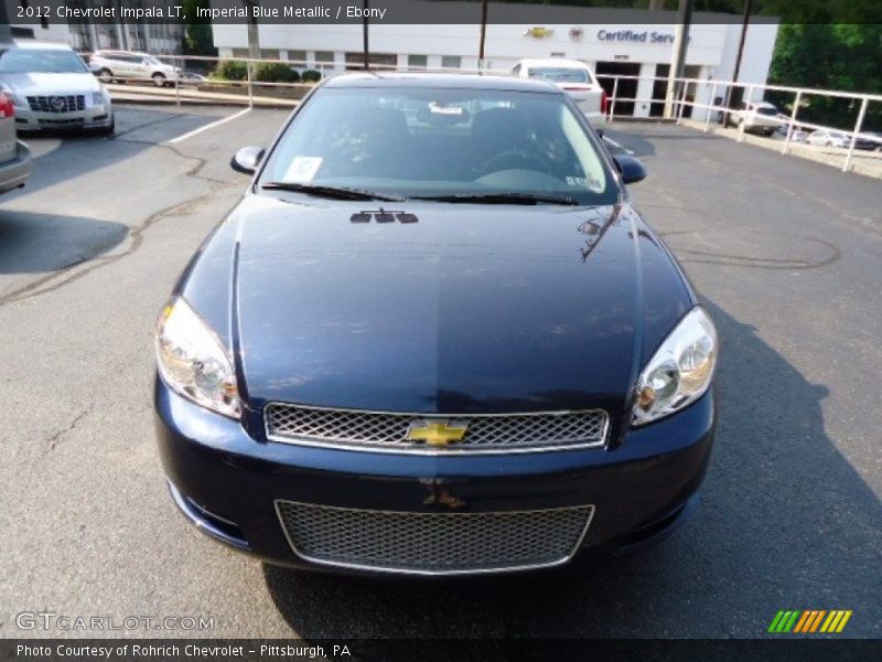 Imperial Blue Metallic / Ebony 2012 Chevrolet Impala LT