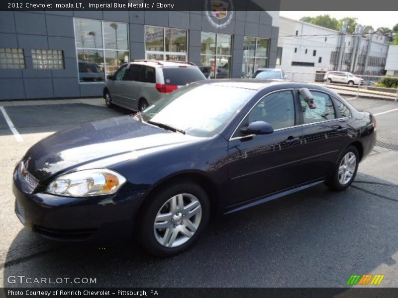 Imperial Blue Metallic / Ebony 2012 Chevrolet Impala LT