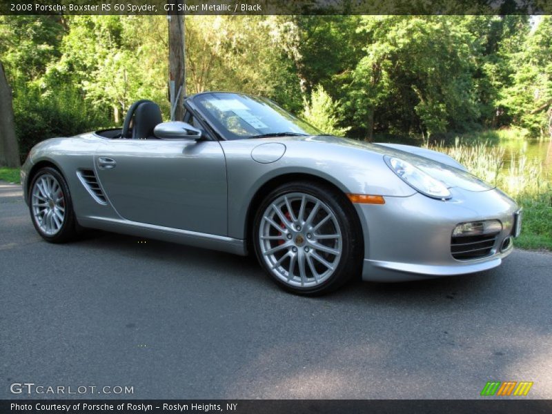 GT Silver Metallic / Black 2008 Porsche Boxster RS 60 Spyder