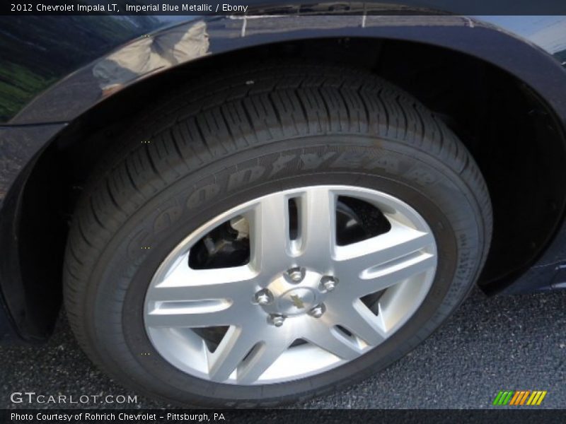 Imperial Blue Metallic / Ebony 2012 Chevrolet Impala LT