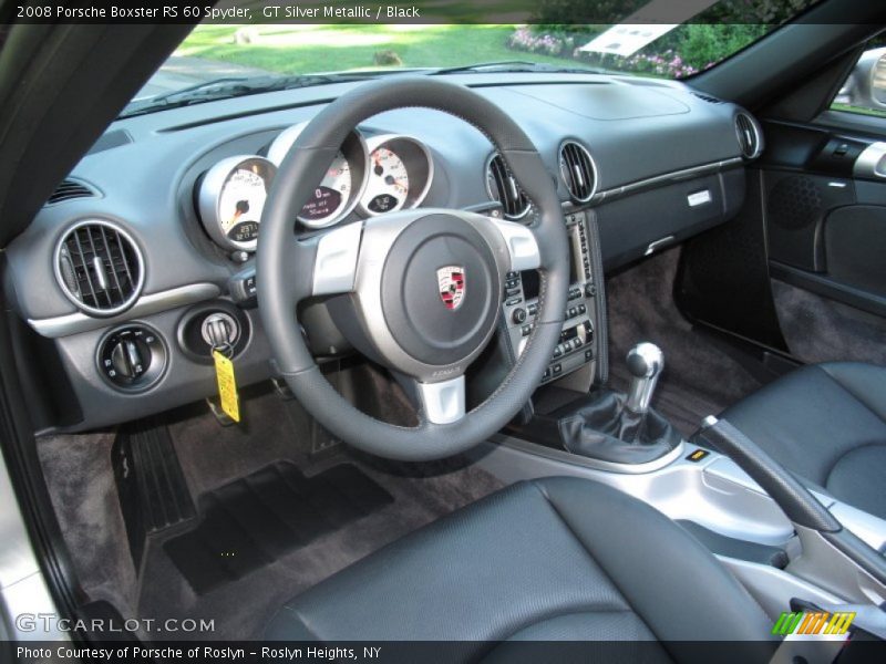 Black Interior - 2008 Boxster RS 60 Spyder 