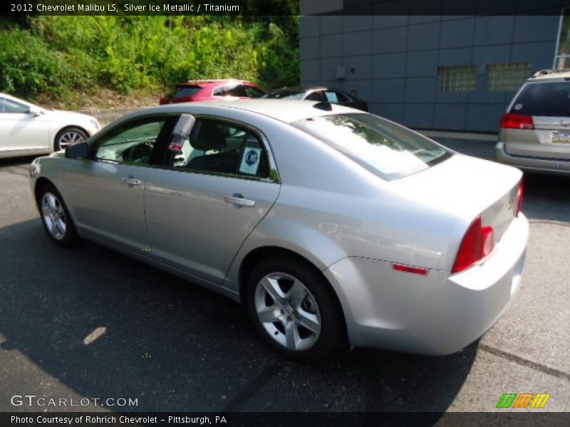 Silver Ice Metallic / Titanium 2012 Chevrolet Malibu LS