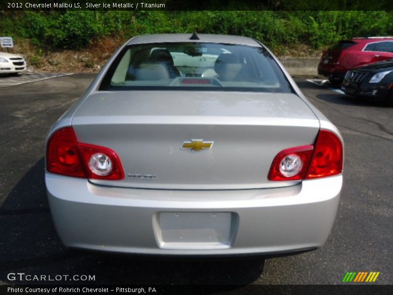 Silver Ice Metallic / Titanium 2012 Chevrolet Malibu LS