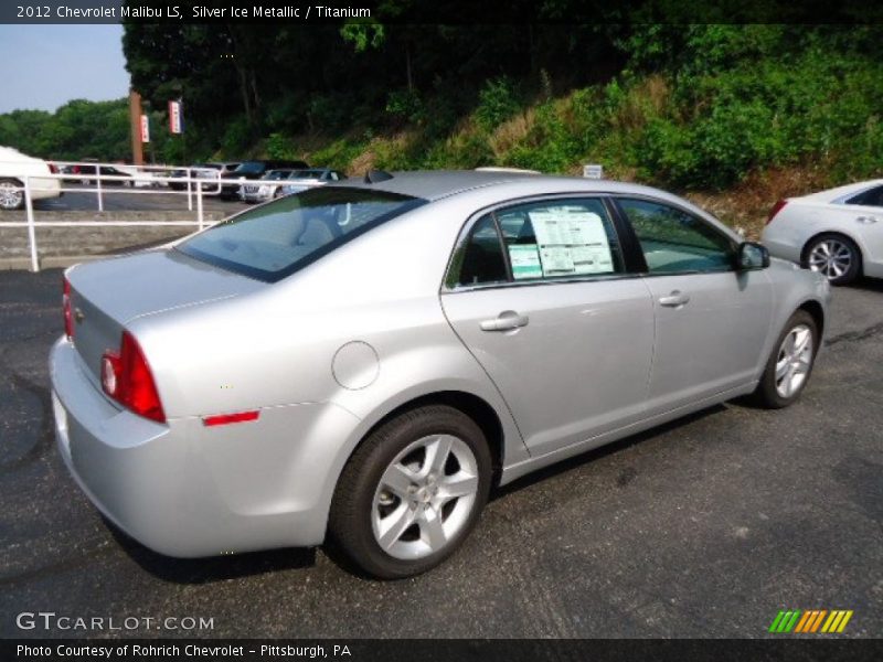 Silver Ice Metallic / Titanium 2012 Chevrolet Malibu LS