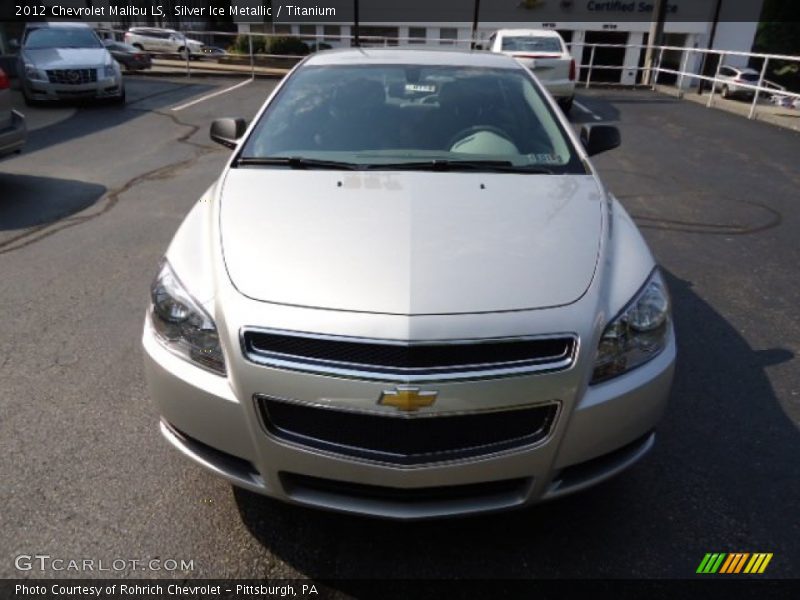 Silver Ice Metallic / Titanium 2012 Chevrolet Malibu LS