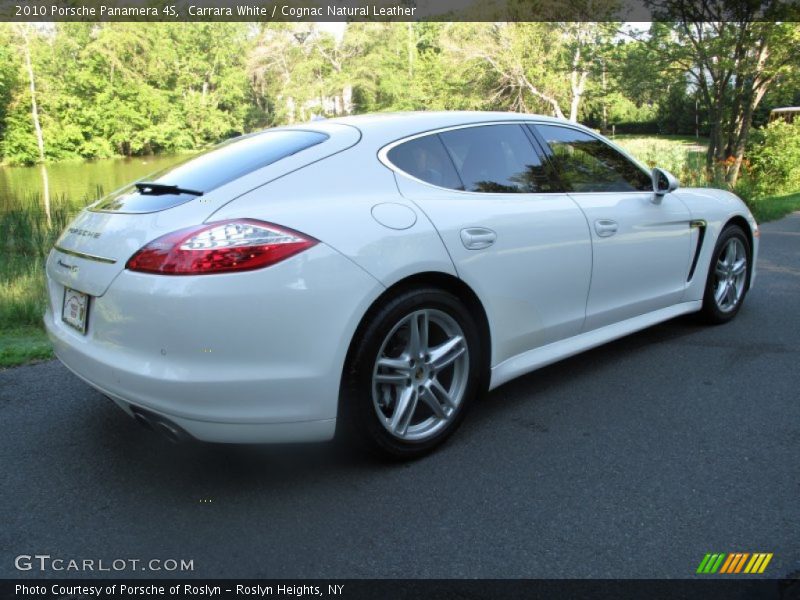 Carrara White / Cognac Natural Leather 2010 Porsche Panamera 4S