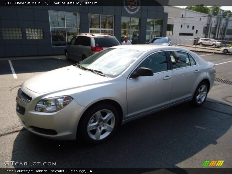 Silver Ice Metallic / Titanium 2012 Chevrolet Malibu LS