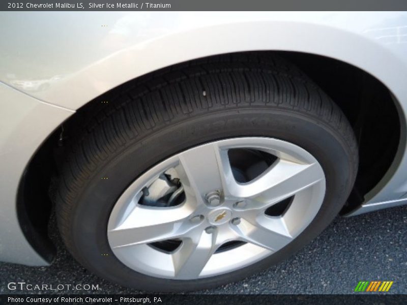 Silver Ice Metallic / Titanium 2012 Chevrolet Malibu LS