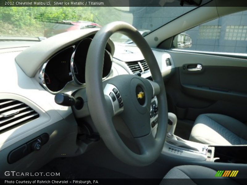 Silver Ice Metallic / Titanium 2012 Chevrolet Malibu LS