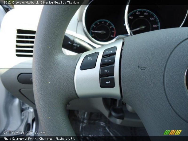 Silver Ice Metallic / Titanium 2012 Chevrolet Malibu LS
