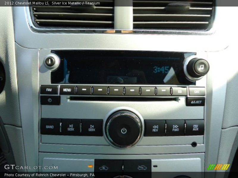 Silver Ice Metallic / Titanium 2012 Chevrolet Malibu LS