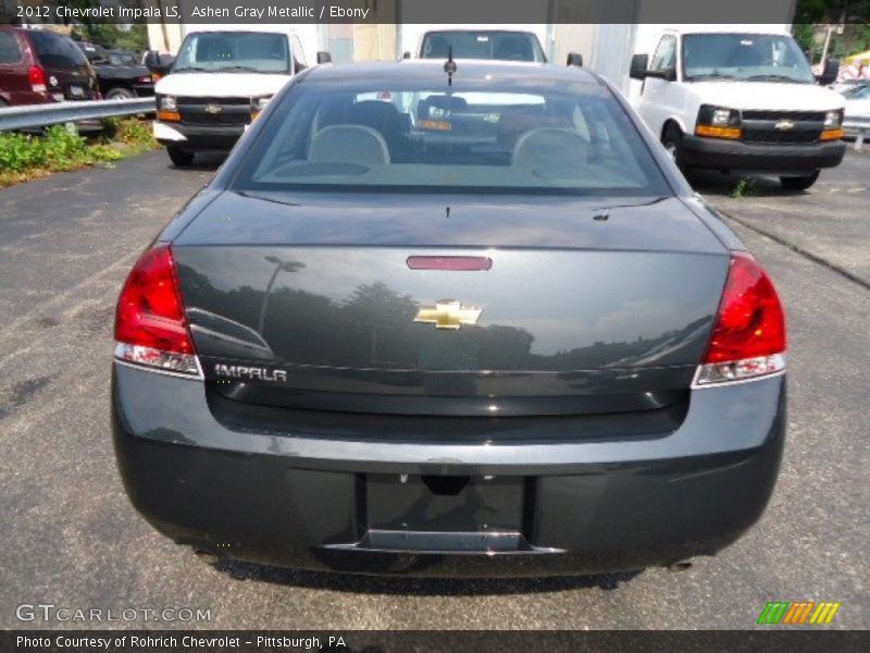 Ashen Gray Metallic / Ebony 2012 Chevrolet Impala LS