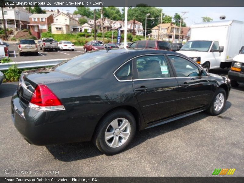 Ashen Gray Metallic / Ebony 2012 Chevrolet Impala LS