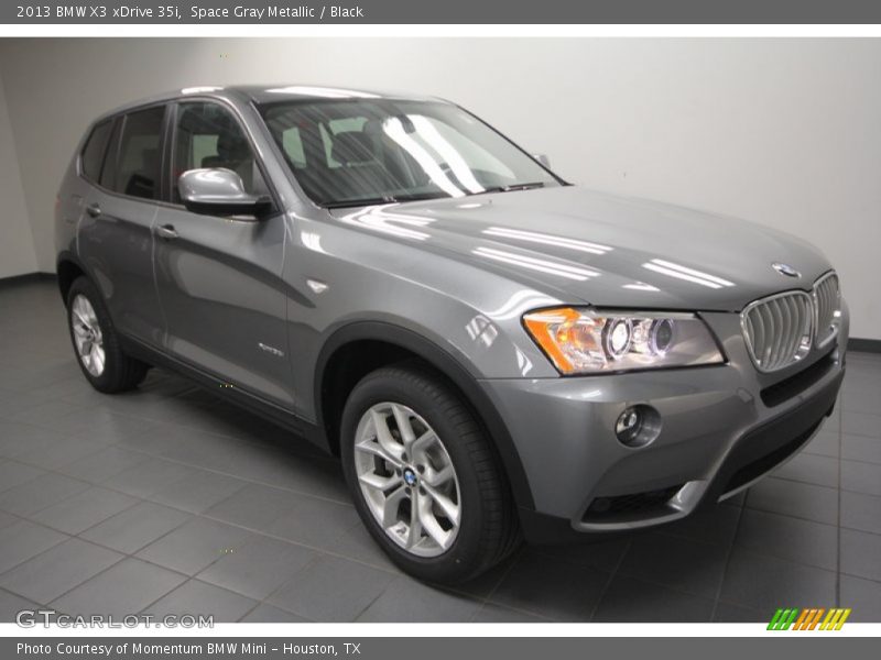 Space Gray Metallic / Black 2013 BMW X3 xDrive 35i