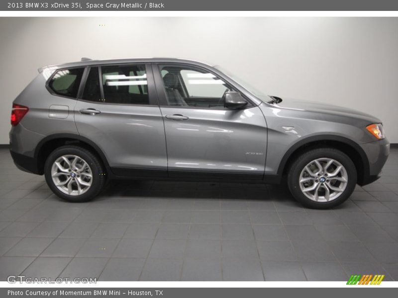 Space Gray Metallic / Black 2013 BMW X3 xDrive 35i