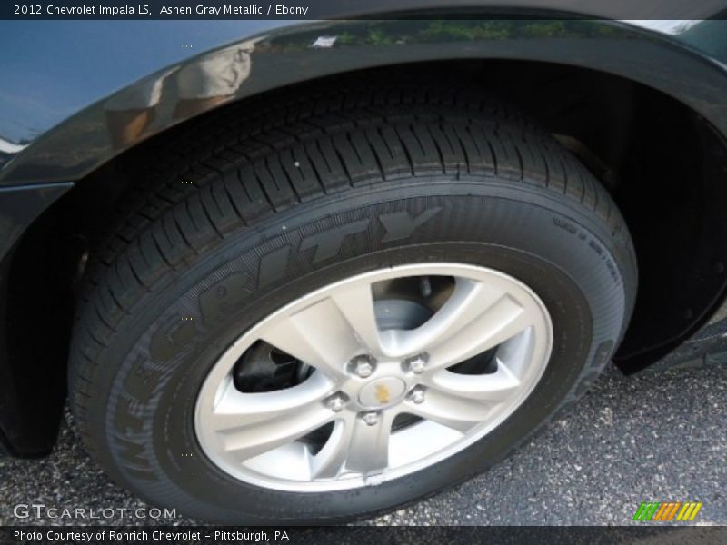 Ashen Gray Metallic / Ebony 2012 Chevrolet Impala LS