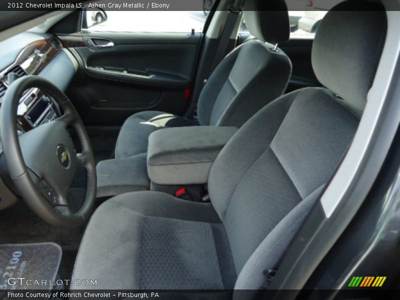 Ashen Gray Metallic / Ebony 2012 Chevrolet Impala LS