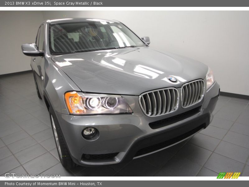 Space Gray Metallic / Black 2013 BMW X3 xDrive 35i