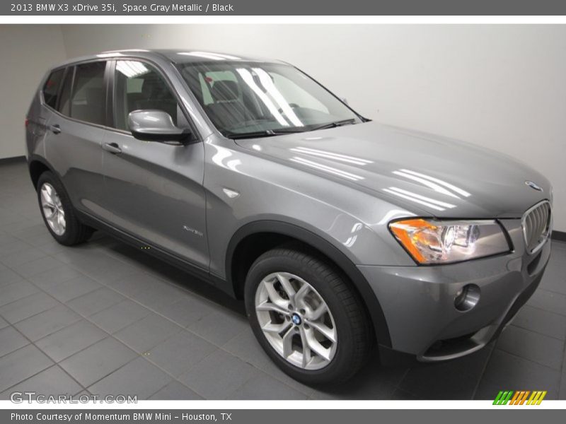 Space Gray Metallic / Black 2013 BMW X3 xDrive 35i