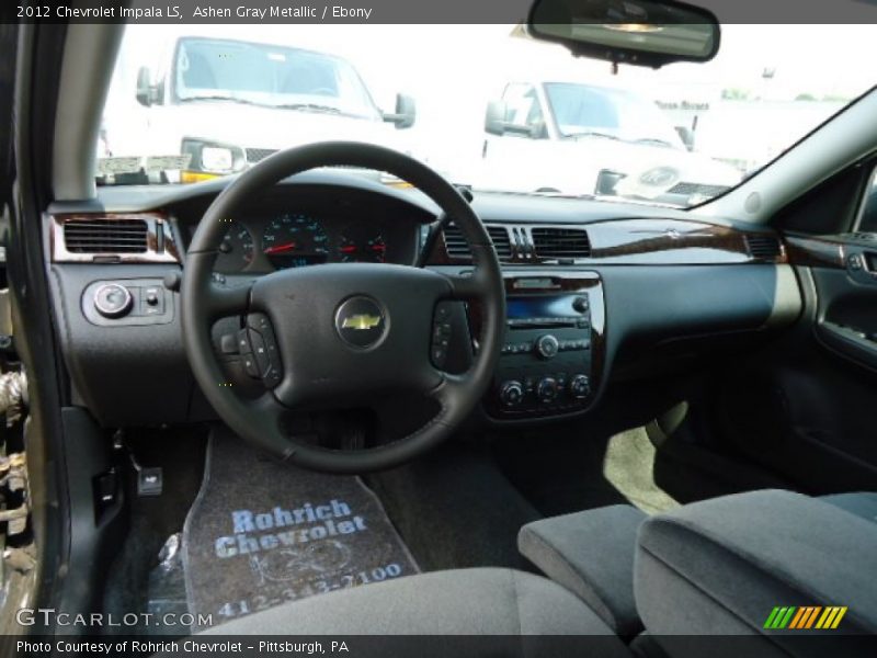 Ashen Gray Metallic / Ebony 2012 Chevrolet Impala LS