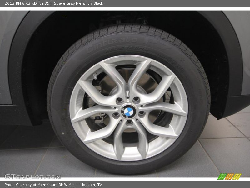 Space Gray Metallic / Black 2013 BMW X3 xDrive 35i