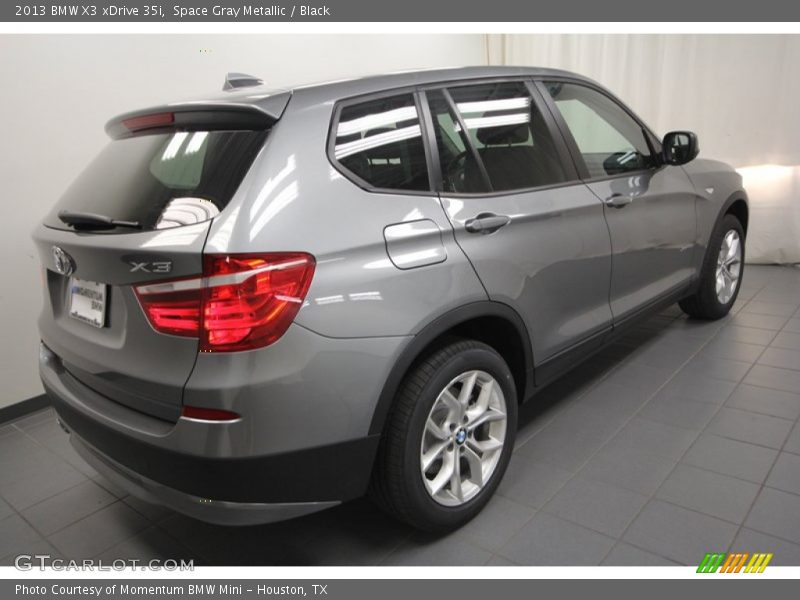 Space Gray Metallic / Black 2013 BMW X3 xDrive 35i