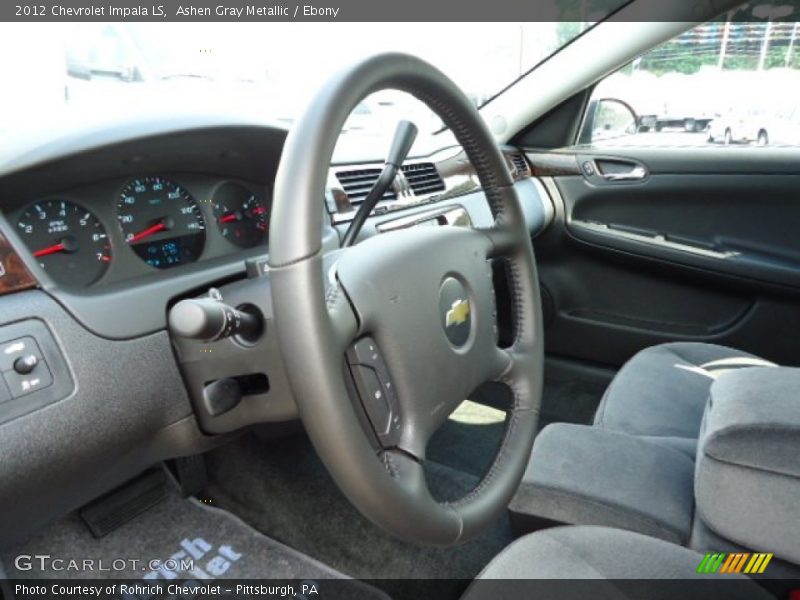 Ashen Gray Metallic / Ebony 2012 Chevrolet Impala LS