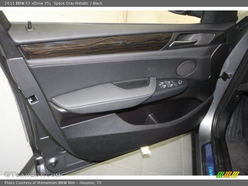 Space Gray Metallic / Black 2013 BMW X3 xDrive 35i