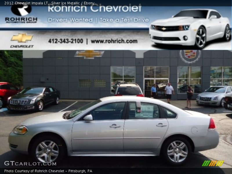 Silver Ice Metallic / Ebony 2012 Chevrolet Impala LT