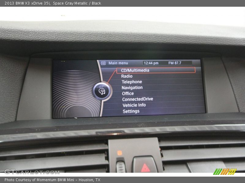 Space Gray Metallic / Black 2013 BMW X3 xDrive 35i