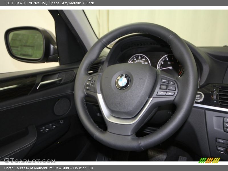 Space Gray Metallic / Black 2013 BMW X3 xDrive 35i