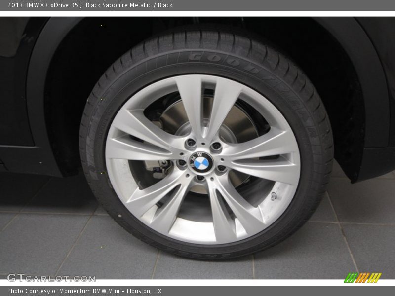 Black Sapphire Metallic / Black 2013 BMW X3 xDrive 35i
