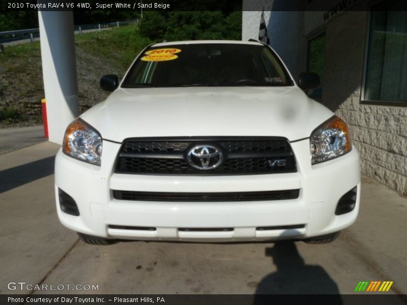 Super White / Sand Beige 2010 Toyota RAV4 V6 4WD