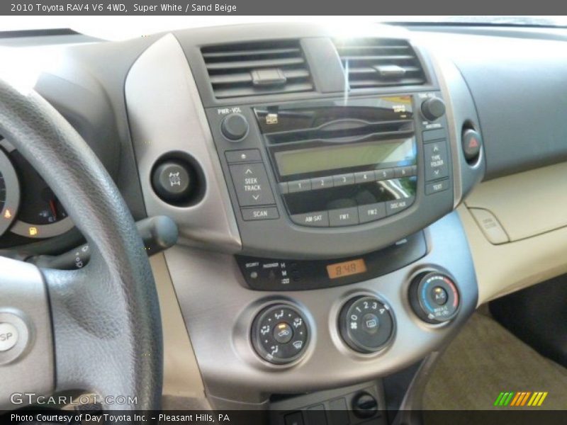 Super White / Sand Beige 2010 Toyota RAV4 V6 4WD
