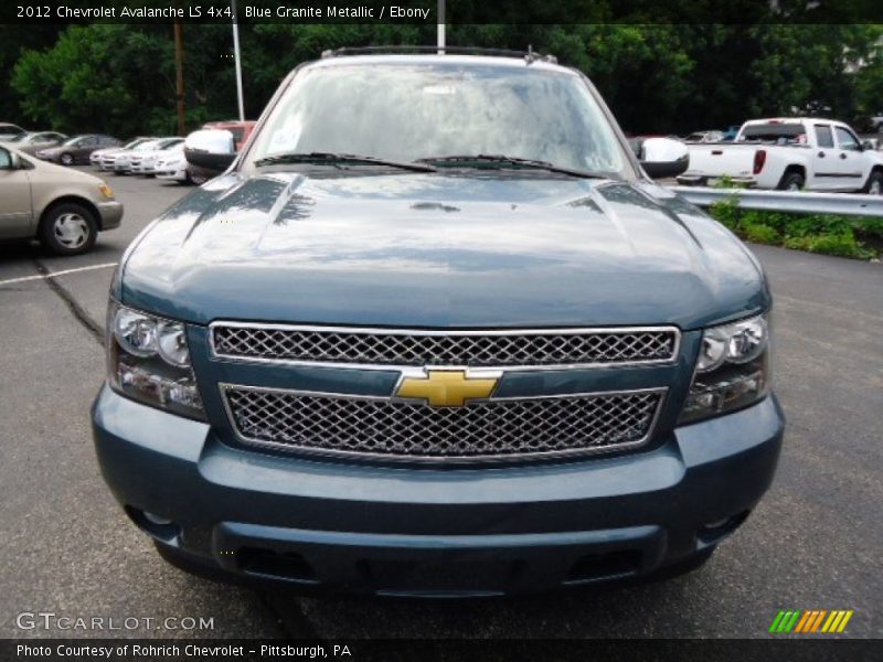 Blue Granite Metallic / Ebony 2012 Chevrolet Avalanche LS 4x4