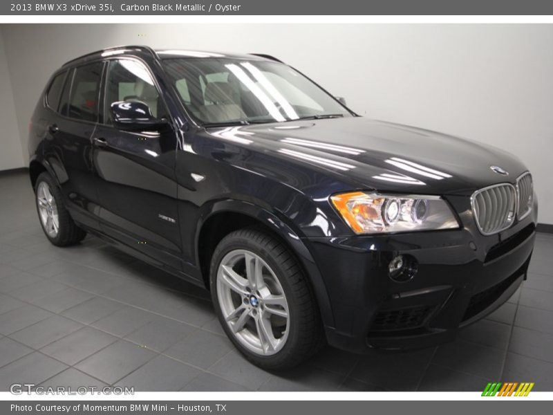 Carbon Black Metallic / Oyster 2013 BMW X3 xDrive 35i