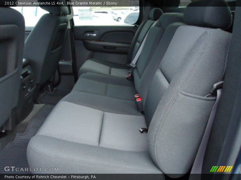 Blue Granite Metallic / Ebony 2012 Chevrolet Avalanche LS 4x4