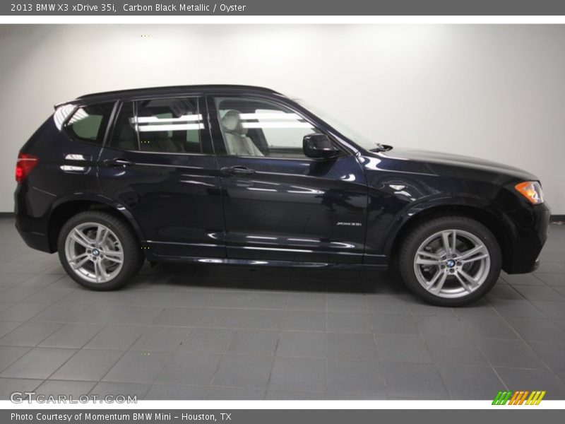 Carbon Black Metallic / Oyster 2013 BMW X3 xDrive 35i