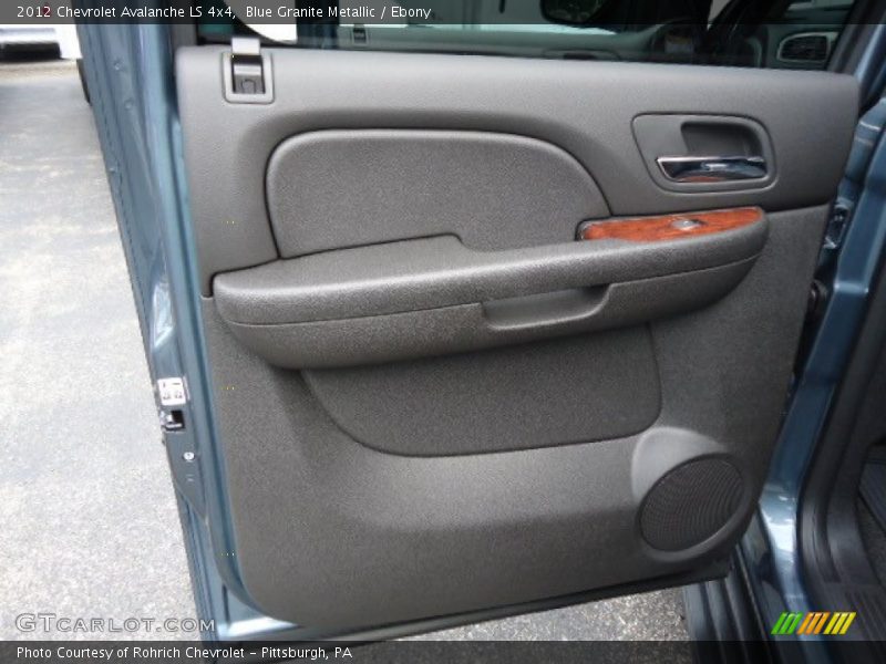 Blue Granite Metallic / Ebony 2012 Chevrolet Avalanche LS 4x4